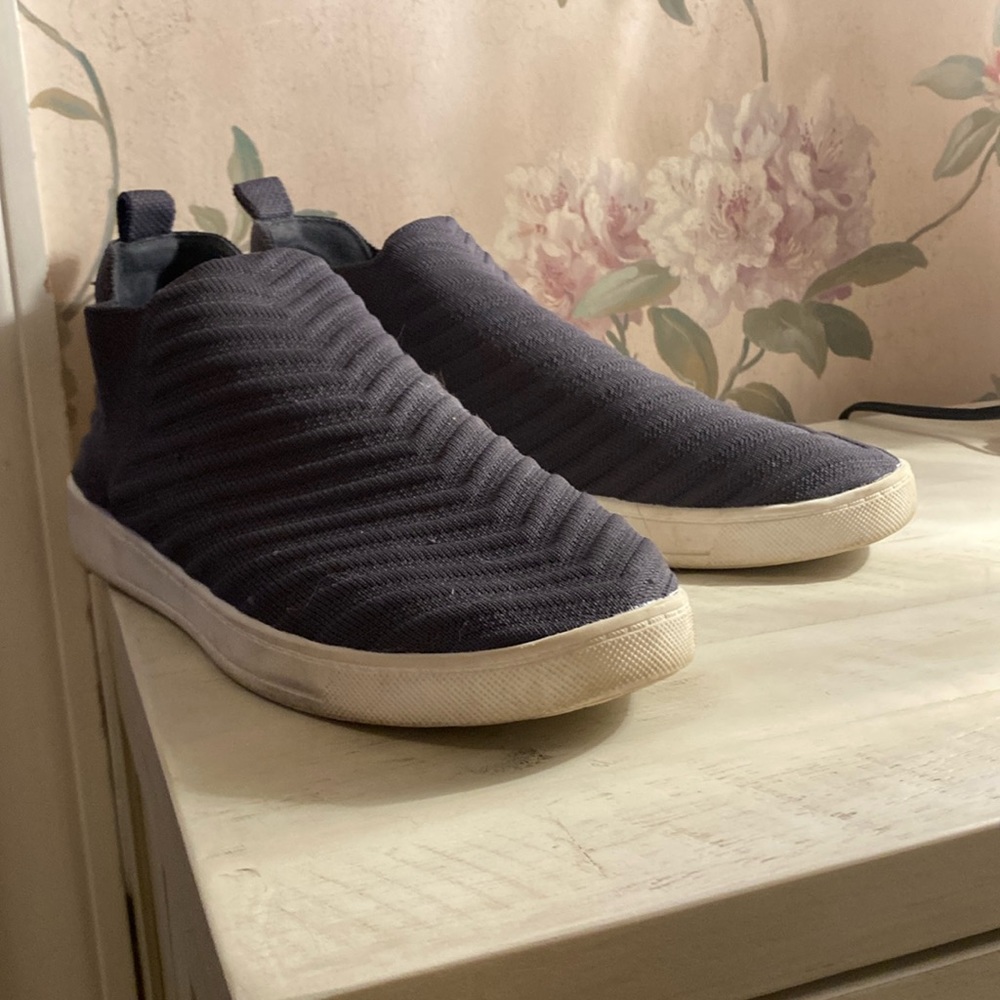 High top slip on shoes